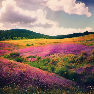 Artwork thumbnail, Meadow of Flowers by NomadVeronica