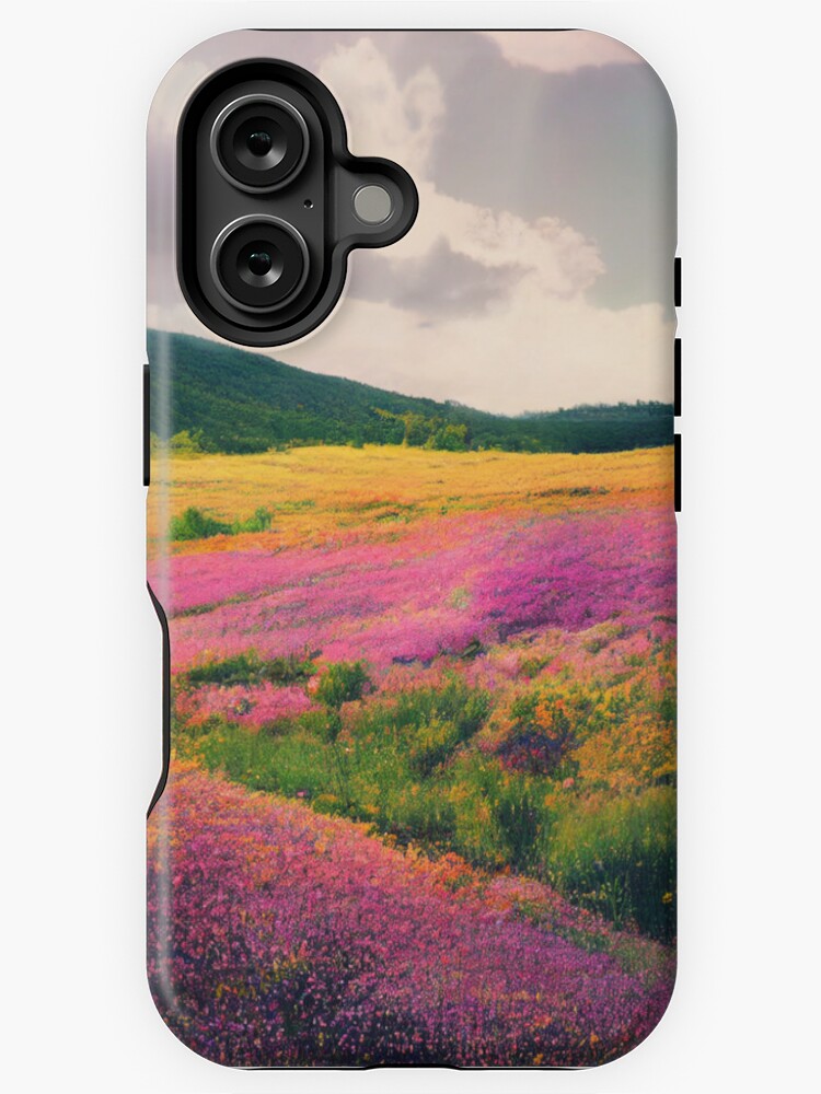 Thumbnail 1 of 4, iPhone Case, Meadow of Flowers designed and sold by NomadVeronica.