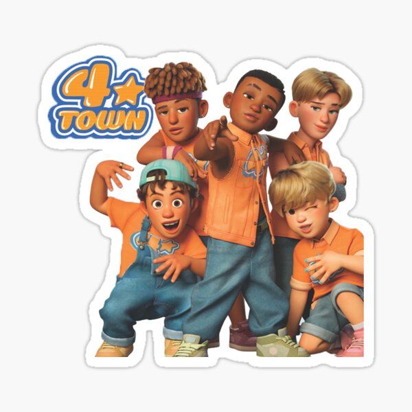 4town Sticker For Sale By Store Hassan Redbubble