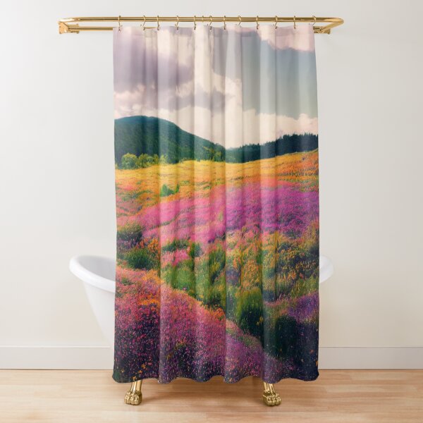 Meadow of Flowers Shower Curtain