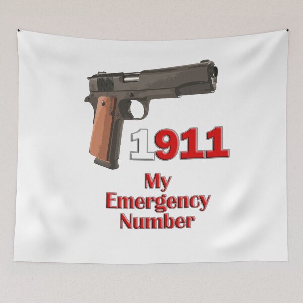 Item preview, 1911 Is My Emergency Number designed and sold by Albatross72.