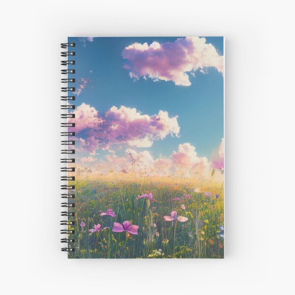 Field of Flowers Spiral Notebook