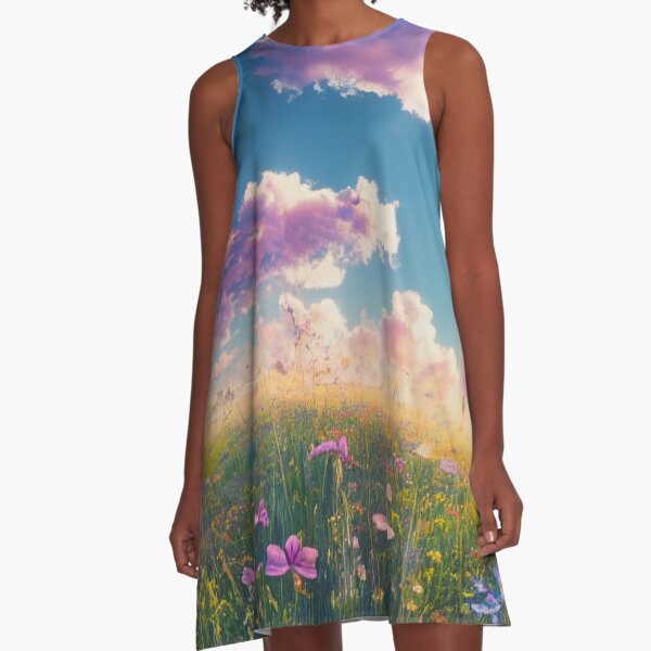 Field of Flowers A-Line Dress