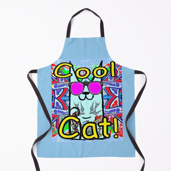 Item preview, cool cat tattoo Goth Kpop kitten skater pet designed and sold by LowEndGraphics.