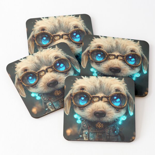 Item preview, Futuristic Steampunk Scientist Dog designed and sold by Pet Shelter.