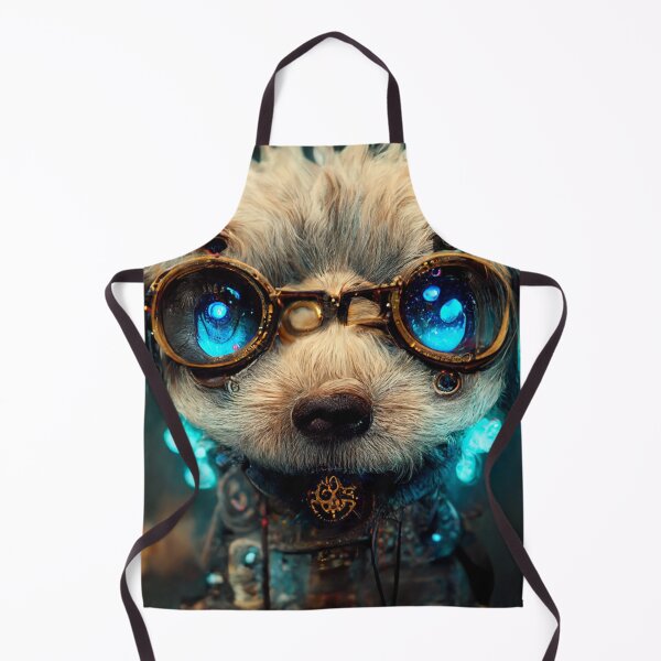 Item preview, Futuristic Steampunk Scientist Dog designed and sold by Pet Shelter.