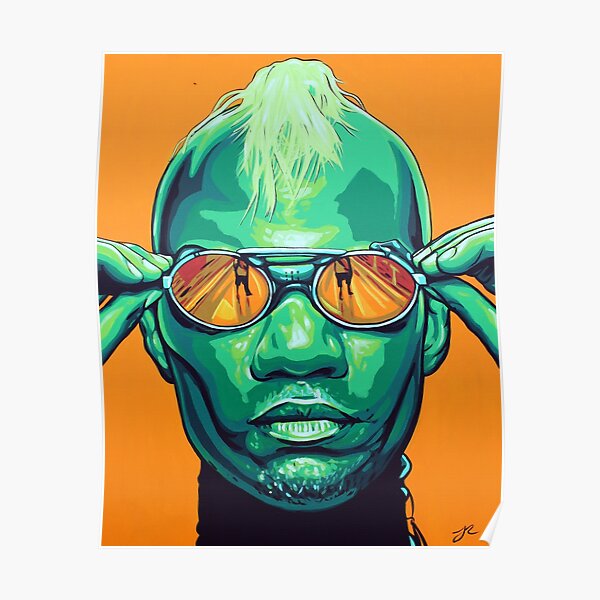 Velours vert Poster