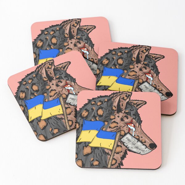 Item preview, Pray for Ukraine RareWolf - Leopard Design designed and sold by Twaingrant.