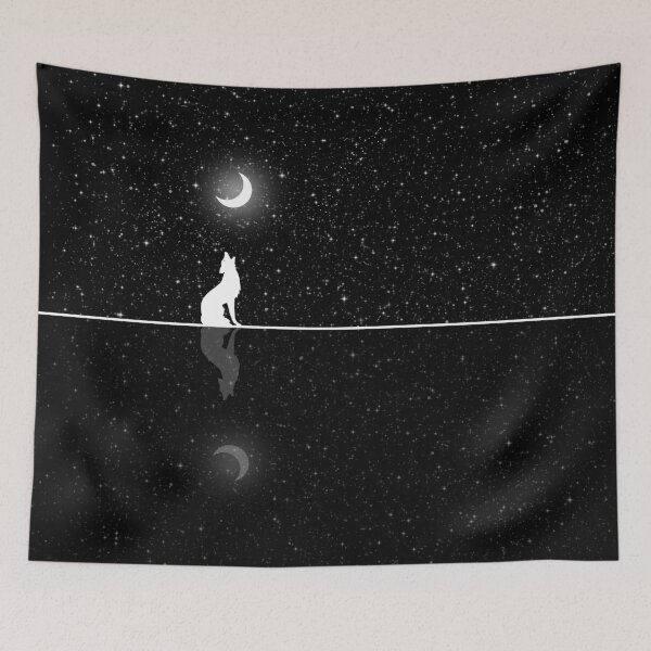Item preview, Starry Night  - Howling Wolf designed and sold by maryedenoa.