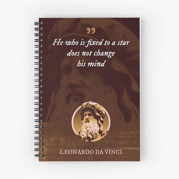Item preview, Leonardo da Vinci - He who is fixed to a star does not change his mind designed and sold by Syahrasi.