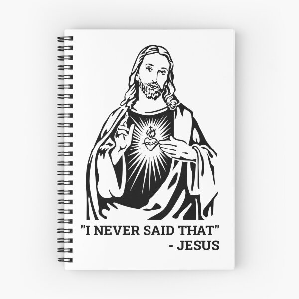 Item preview, "I Never Said That" - Jesus designed and sold by Martini-Four.