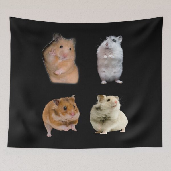 Item preview, peace sign and screaming hamster designed and sold by ProjectOfColor.