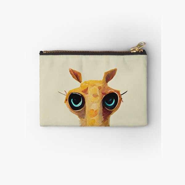 Item preview, kawaii little giraffe staring at designed and sold by WeirdStation.