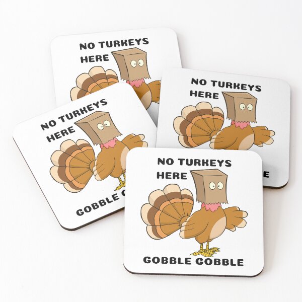 Item preview, No Turkeys Here Funny Thanksgiving designed and sold by RockBeeDesigns.