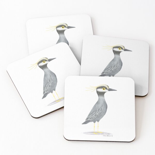 Item preview, Yellow Crowned Night Heron Bird designed and sold by julianamotzko.