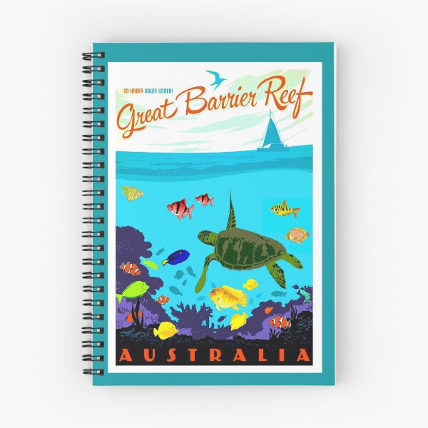 Item preview, AUSTRALIA : Great Barrier Coral Reef Print designed and sold by posterbobs.