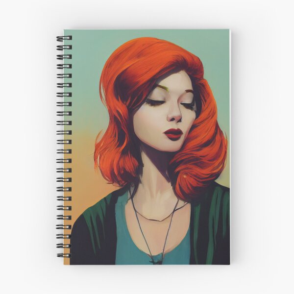 Item preview, Red Hair Mystery Woman designed and sold by NomadVeronica.