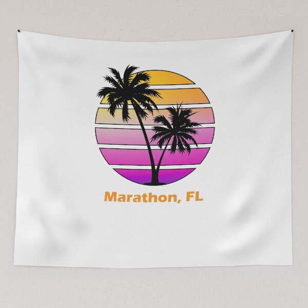 Item preview, Vintage Marathon Florida Palm Tree Design designed and sold by BrobocopPrime.