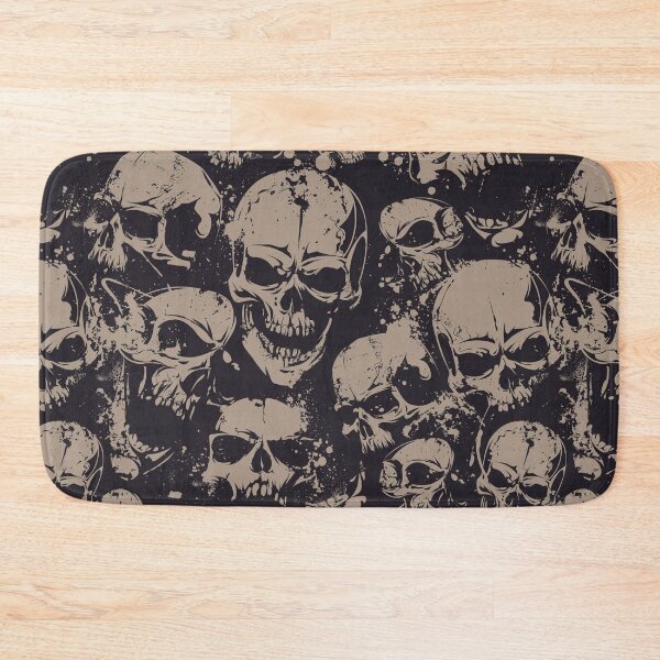 Item preview, Grunge Skulls Spooky Design seamless designed and sold by insanitysaint05.