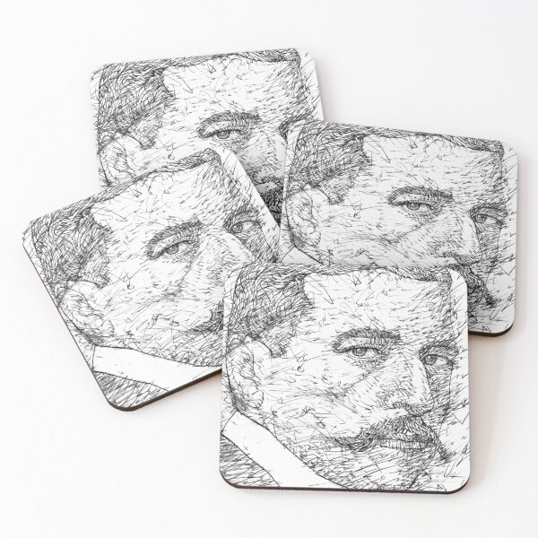Item preview, HUGO VON HOFMANNSTHAL black and white pencil portrait .1 designed and sold by lautir.