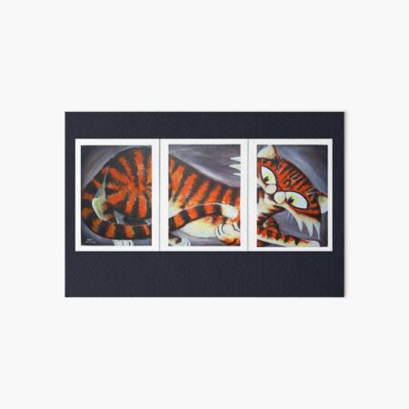 Cat's Tail Trip Titch Art Board Print