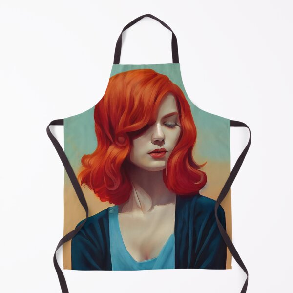 Item preview, Red Hair Young Woman designed and sold by NomadVeronica.