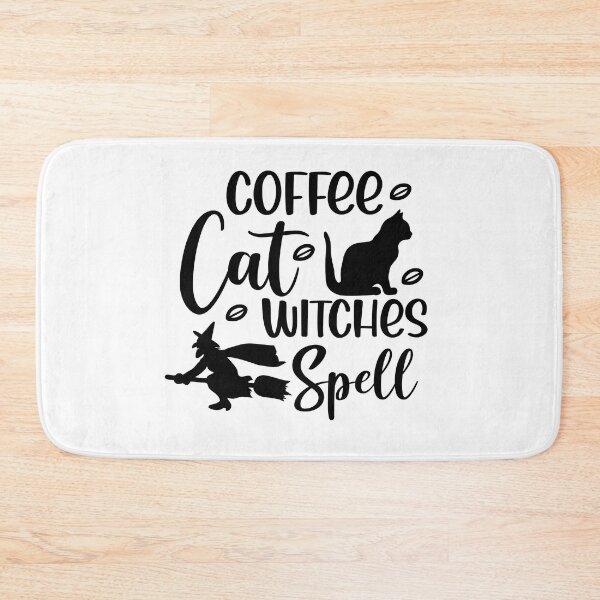 Item preview, Coffee cat witches spell  designed and sold by ibrahim2022.