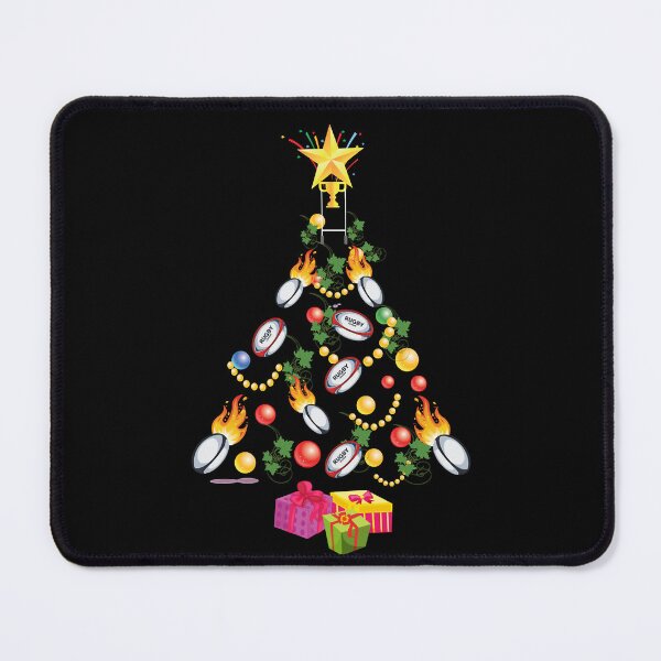 Item preview, Christmas Tree English Rugby Union _ League Christmas Gift Top _ Xmas designed and sold by SportsStadiaz.