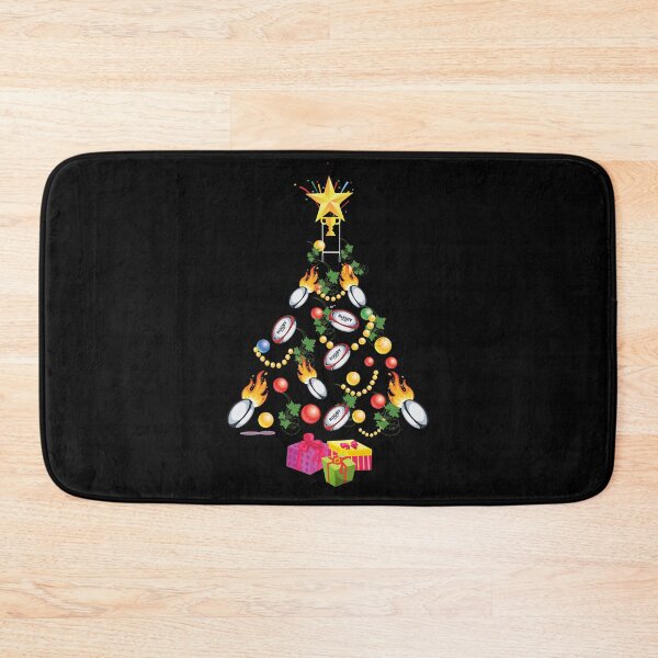Item preview, Christmas Tree English Rugby Union _ League Christmas Gift Top _ Xmas designed and sold by SportsStadiaz.