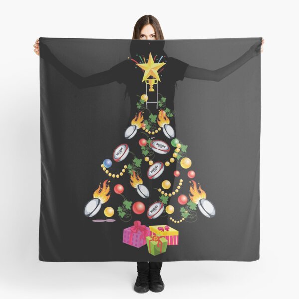 Item preview, Christmas Tree English Rugby Union _ League Christmas Gift Top _ Xmas designed and sold by SportsStadiaz.