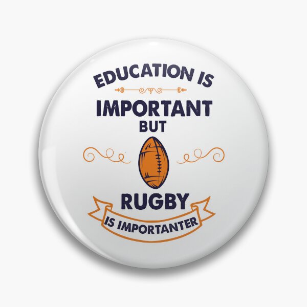Item preview, Education Is Important But Rugby Is Importanterns designed and sold by SportsStadiaz.