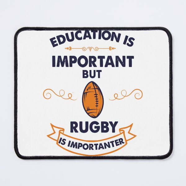 Item preview, Education Is Important But Rugby Is Importanterns designed and sold by SportsStadiaz.