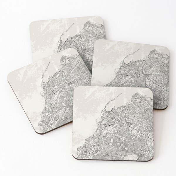 Item preview, Angola, Luanda Black & White City Map designed and sold by cozyspirit.