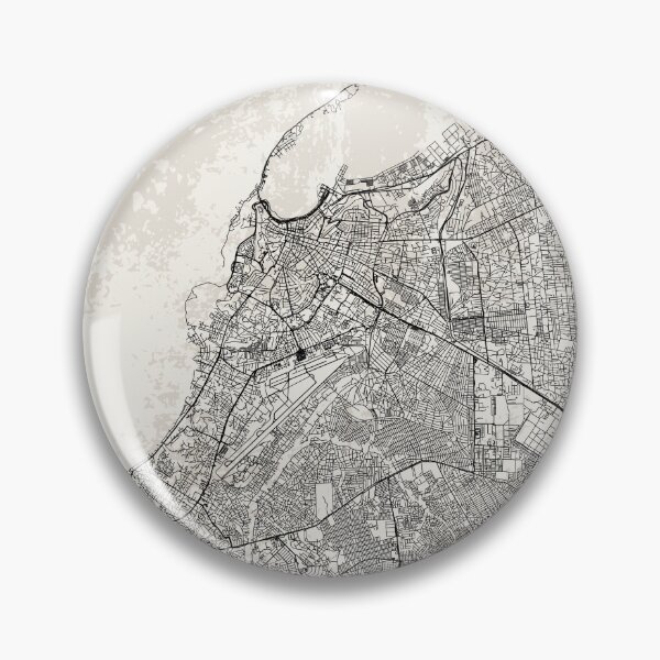 Item preview, Angola, Luanda Black & White City Map designed and sold by cozyspirit.