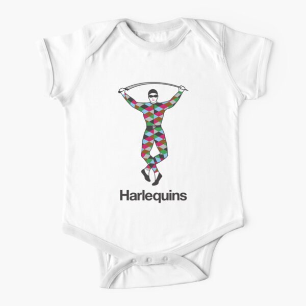 Harlequins Short Sleeve Baby One-Piece