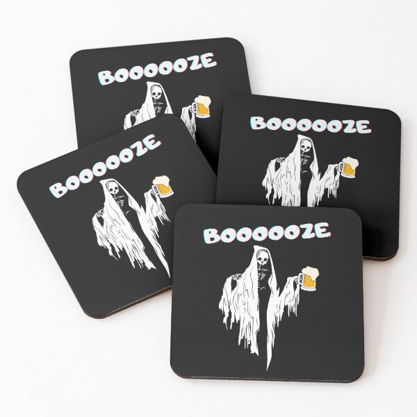 Item preview, Funny Booze Ghost Halloween Drinking design designed and sold by LordAudes.