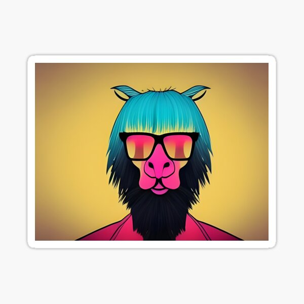 Item preview, Llama In Style designed and sold by Artis-t-fun.