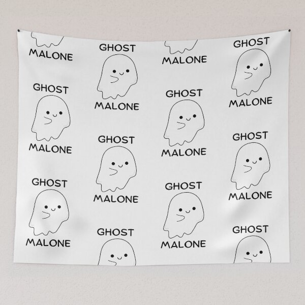 Item preview, Ghost Malone. Cute White Halloween Ghost designed and sold by Rebel-Design.