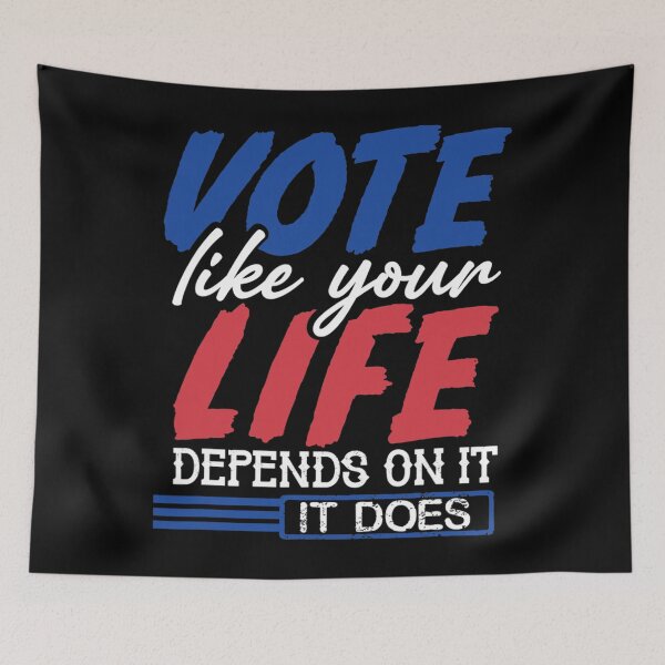 Item preview, Election Voting Gift Vote Like Your Life Depends On It designed and sold by quietcongresspe.
