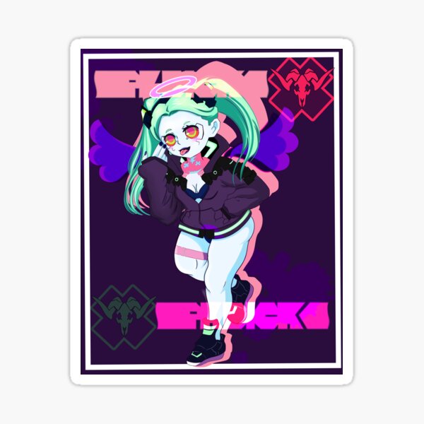 Cyberpunk Edgerunners Rebecca Sticker