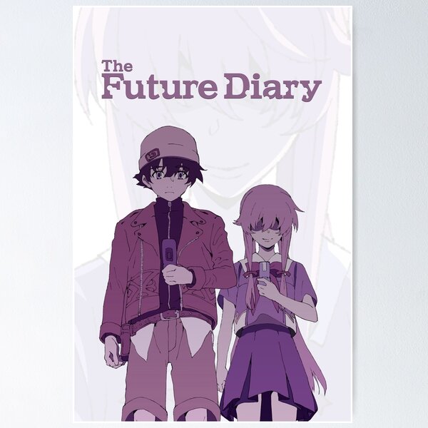 Mirai Nikki The Future Diary Anime Poster for Room Aesthetics Decorative  Picture Print Wall Art Canvas Posters Gifts 12x18inch(30x45cm) Frame-Style