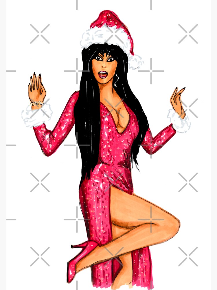 Elvira Pin Up Sticker for Sale by RooBooCo