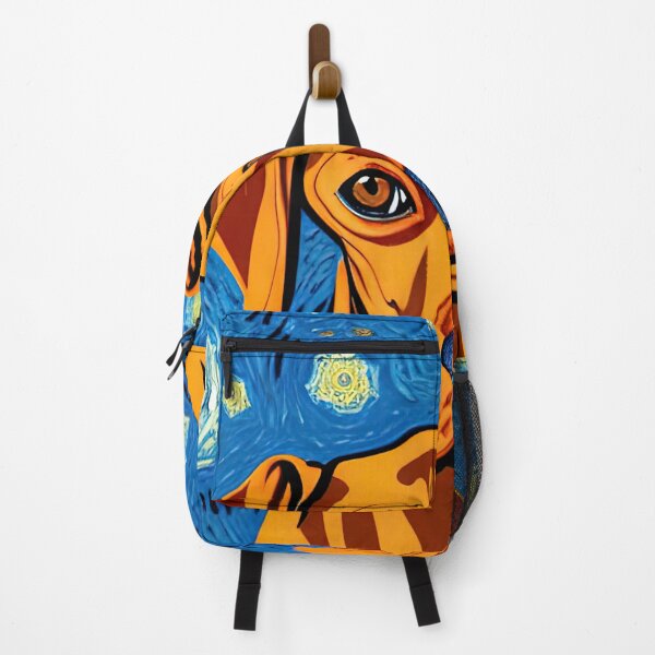 Item preview, Vizsla Dog, Painting in the style of Van Gogh (design #09) designed and sold by Rachid-B.