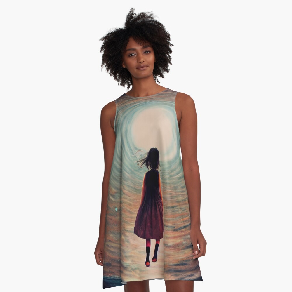 Item preview, A-Line Dress designed and sold by NomadVeronica.