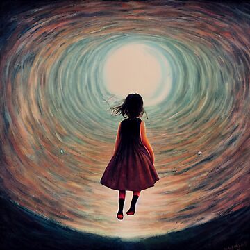 Artwork thumbnail, Girl Walking into the Light by NomadVeronica