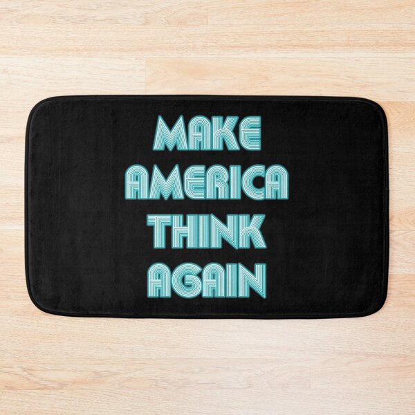 Item preview, Make America Think Again - Neon Text designed and sold by Whimsical  Thinker.