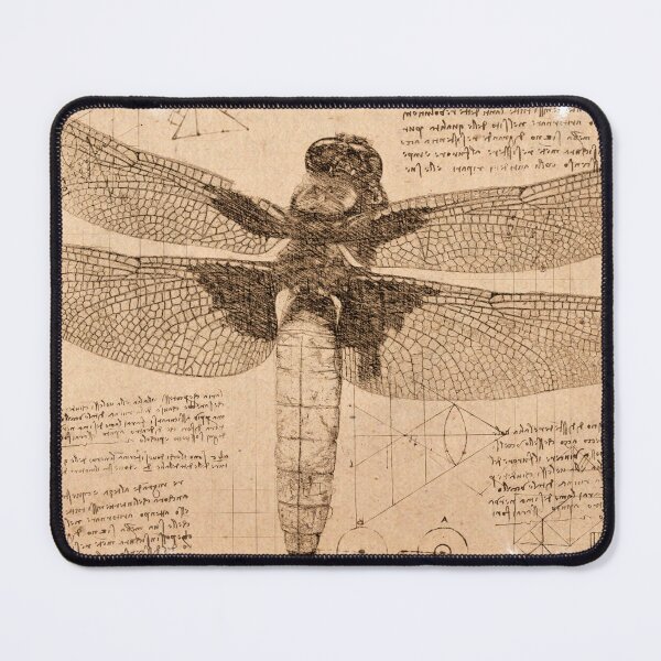 Item preview, Dragonfly Da Vinci Style Sketch designed and sold by werdantem.