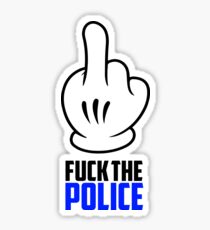 Pegatina Follar a la policía