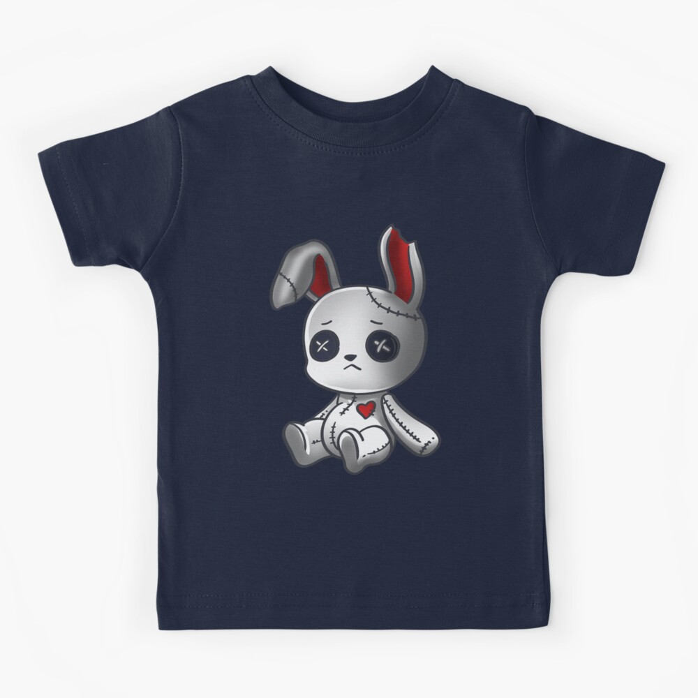 Goth Bunny Shirt Cute Creepy Emo Clothes Kawaii Bunny Sticker for Sale by  weedistributor9