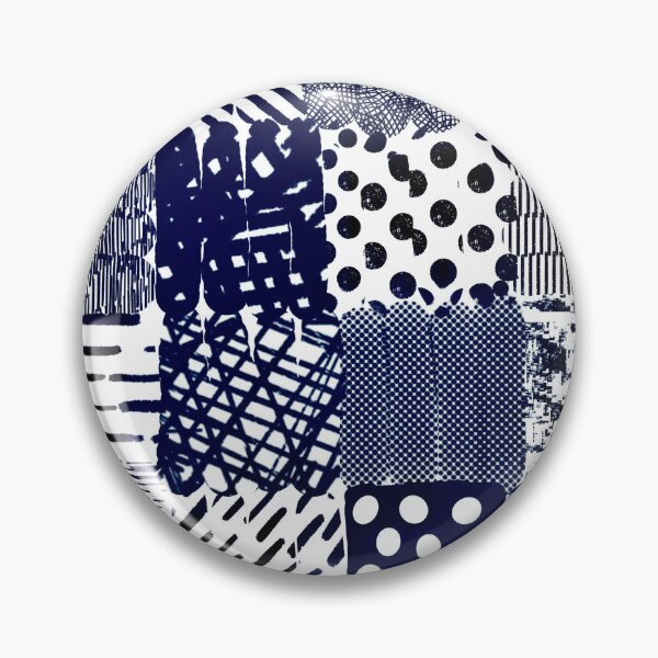Item preview, Dark Blue Dots & Lines designed and sold by Leanne Morin.